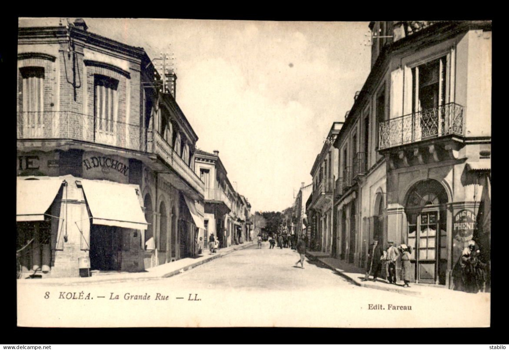 ALGERIE - KOLEA - LA GRANDE RUE - QUINCAILLERIE DUCHON - Autres & Non Classés