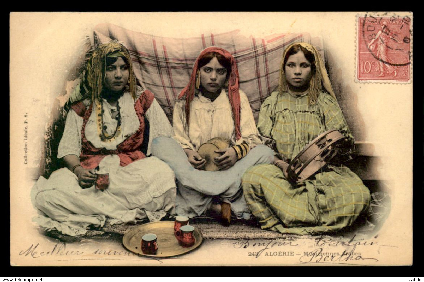 ALGERIE - SCENES ET TYPES - MUSICIENNES ARABES - EDITEUR IDEALE P.S. - FEMME - Szenen