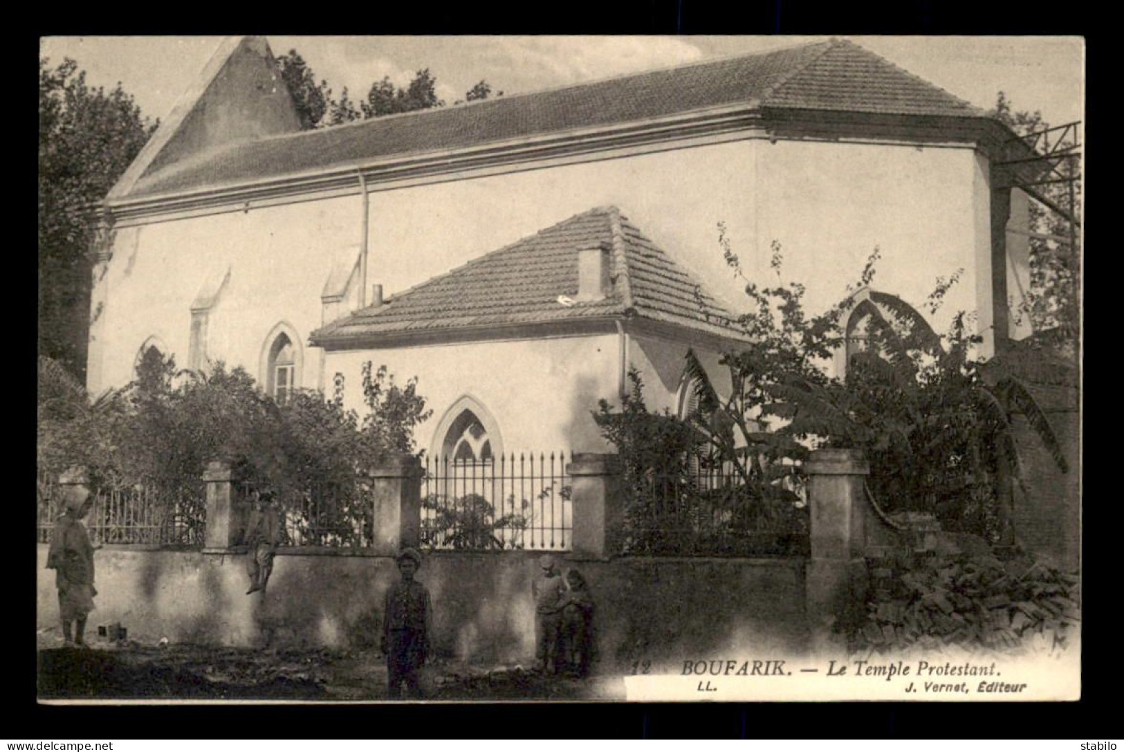 ALGERIE - BOUFARIK - LE TEMPLE PROTESTANT - Autres & Non Classés