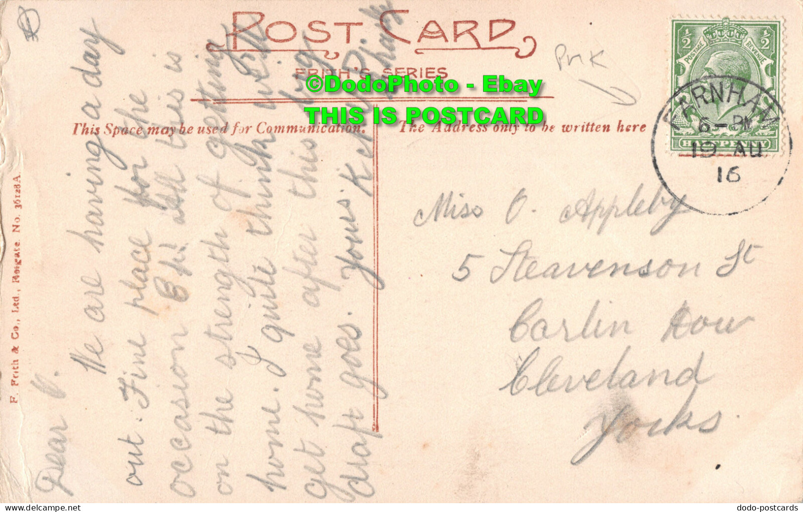 R417831 Farnham Park Avenue. F. Frith. No. 36128. A. 1916 - Monde