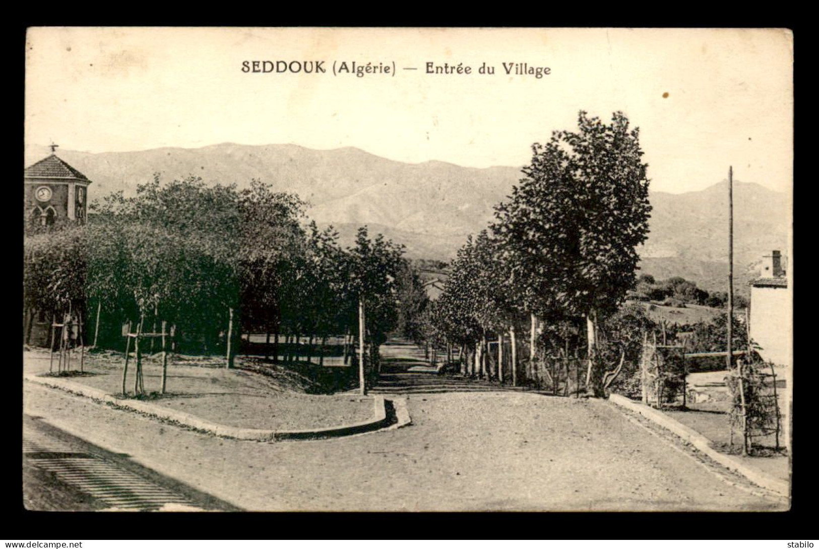 ALGERIE - SEDDOUK - ENTREE DU VILLAGE - Other & Unclassified