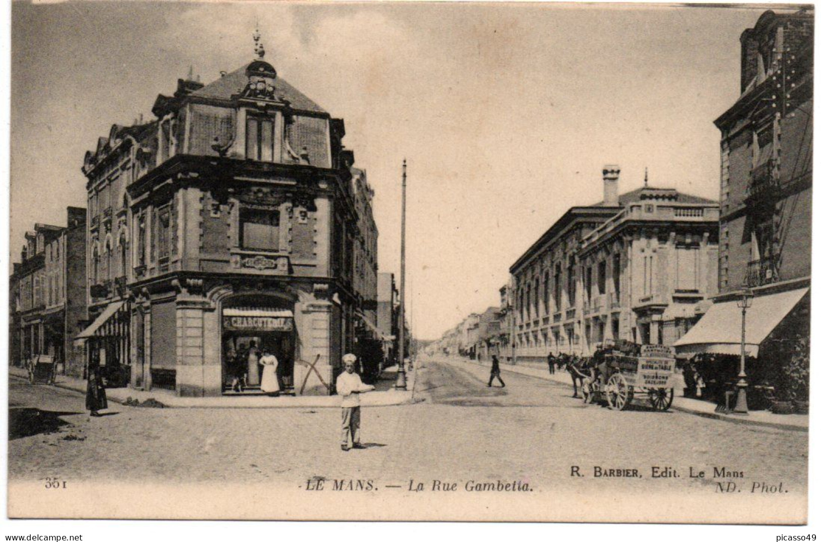 Sarthe , Le Mans , La Rue Gambetta - Le Mans