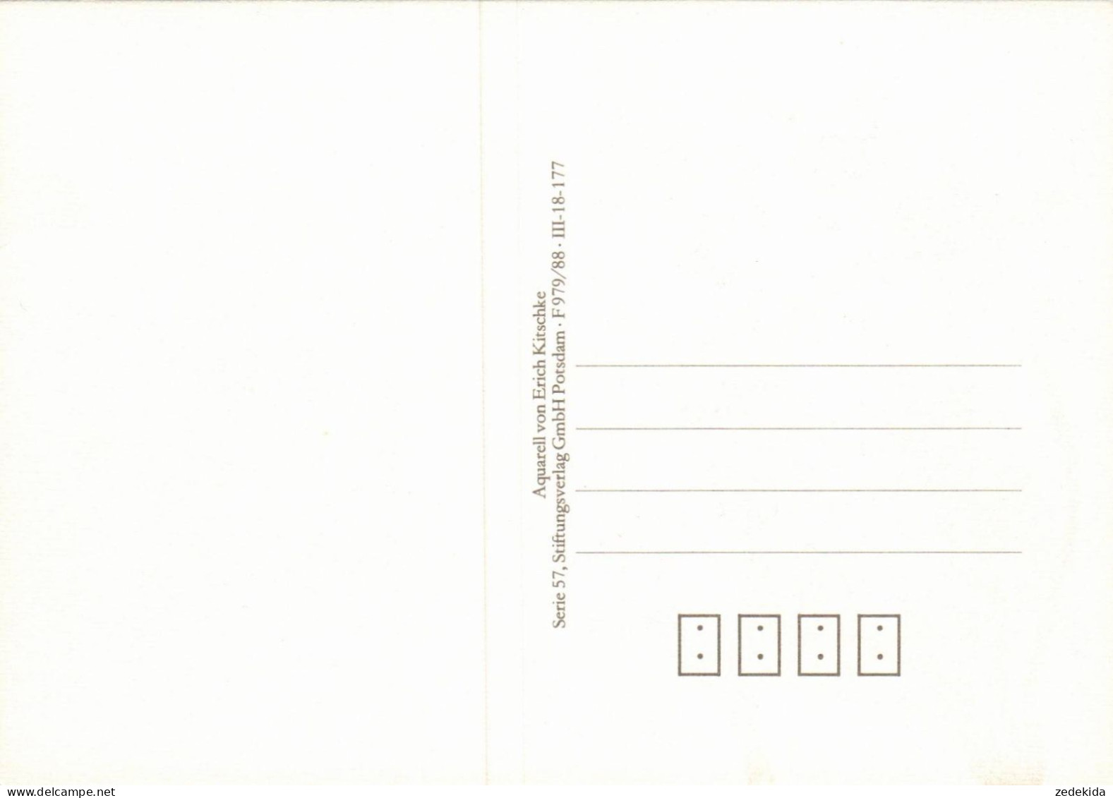 H2352 - TOP Psalm Spruchkarte - Füße - Erich Kitschke Künstlerkarte Nach Aquarell - Verlag Potsdam DDR - Other & Unclassified