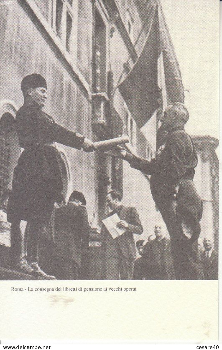 ITALIA - B. MUSSOLINI - Luoghi E Immagini Con Il DUCE, Riedizione Opaca Anni 50, For.140x90 - 2021-10 - People