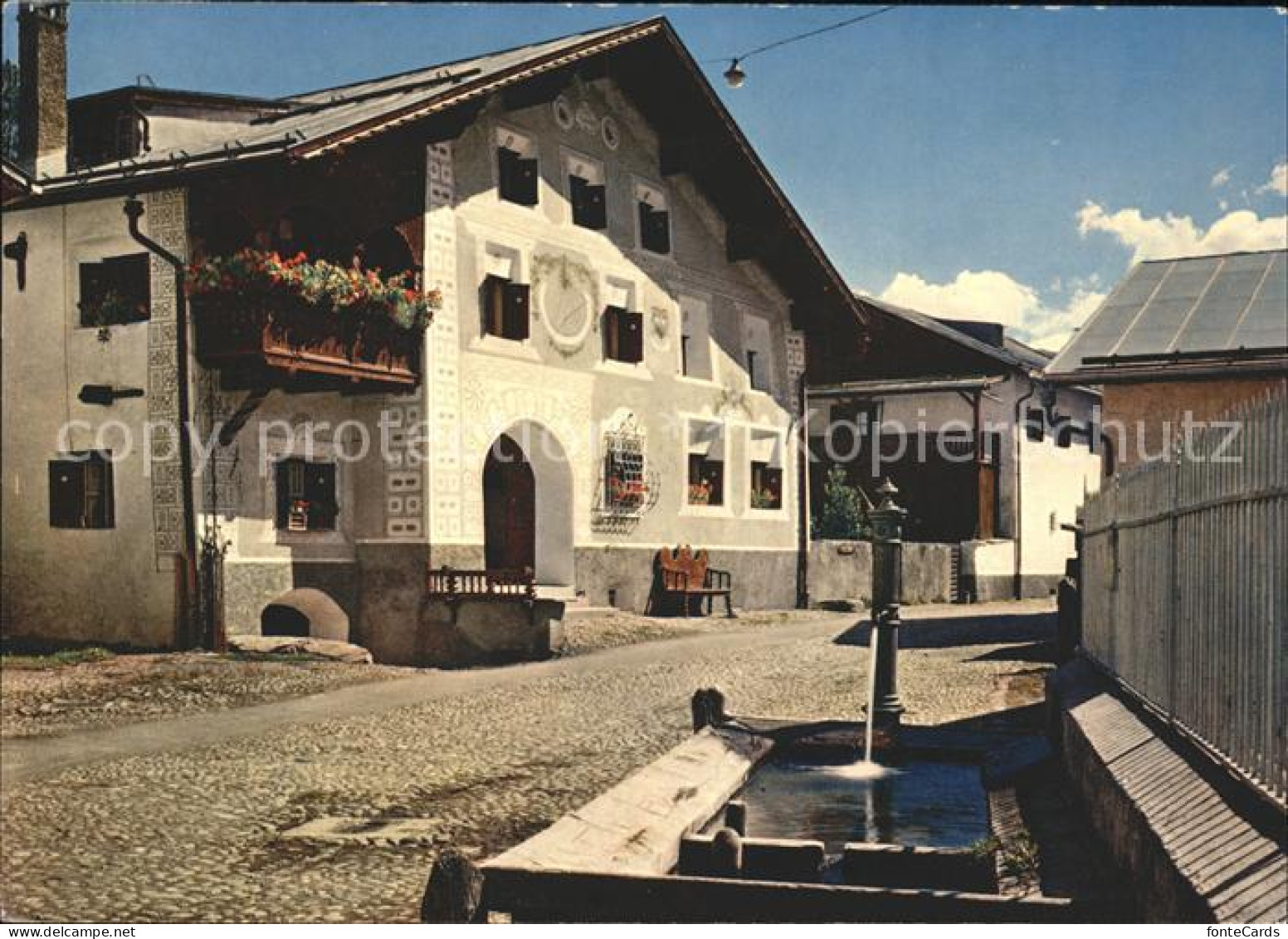 11877267 Scuol Tarasp Vulpera Engadinerhaus Brunnen Scuol - Sonstige & Ohne Zuordnung