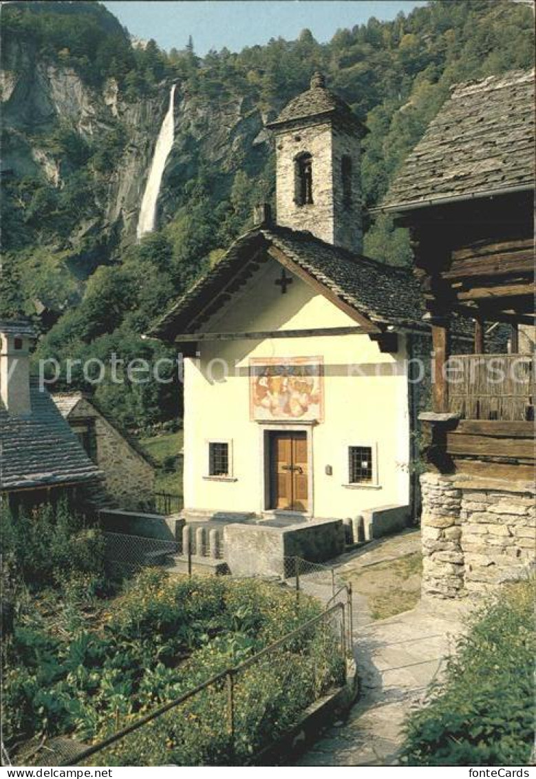 11877227 Foroglio Val Bavona Kirche Foroglio Val Bavona - Sonstige & Ohne Zuordnung