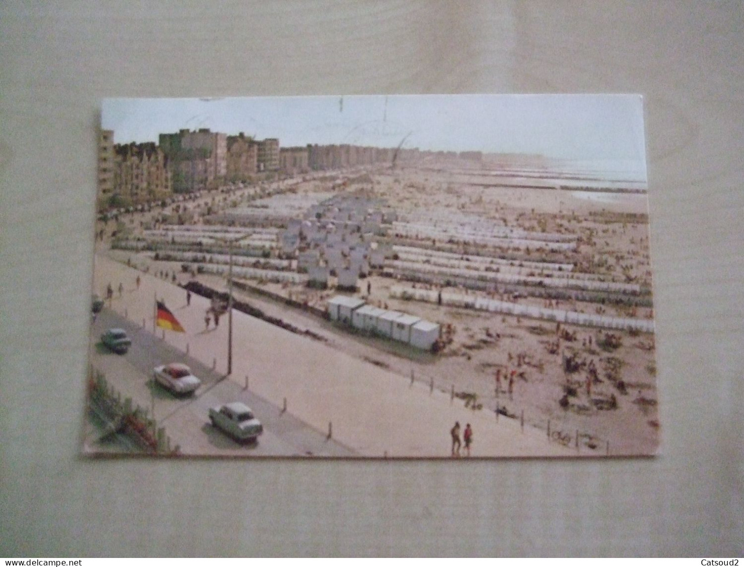 Carte Postale Ancienne KNOKKE Albert-plage :la Plage - Knokke