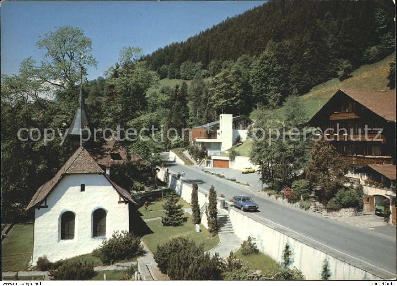11875517 Beatenberg Dorfstrasse Reformierte Und Kath Kirche Beatenberg - Sonstige & Ohne Zuordnung