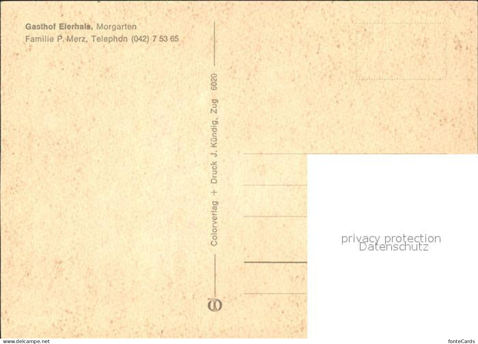 11875487 Morgarten Gasthof Eierhals Morgarten - Sonstige & Ohne Zuordnung