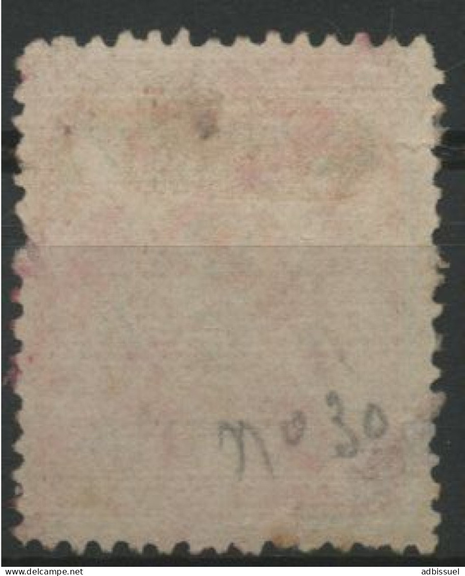 N° 30 COTE 350 € 2ct Sur 3ct Rouge, Surcharge Au Type I (dentelure Irrégulière) - Used Stamps