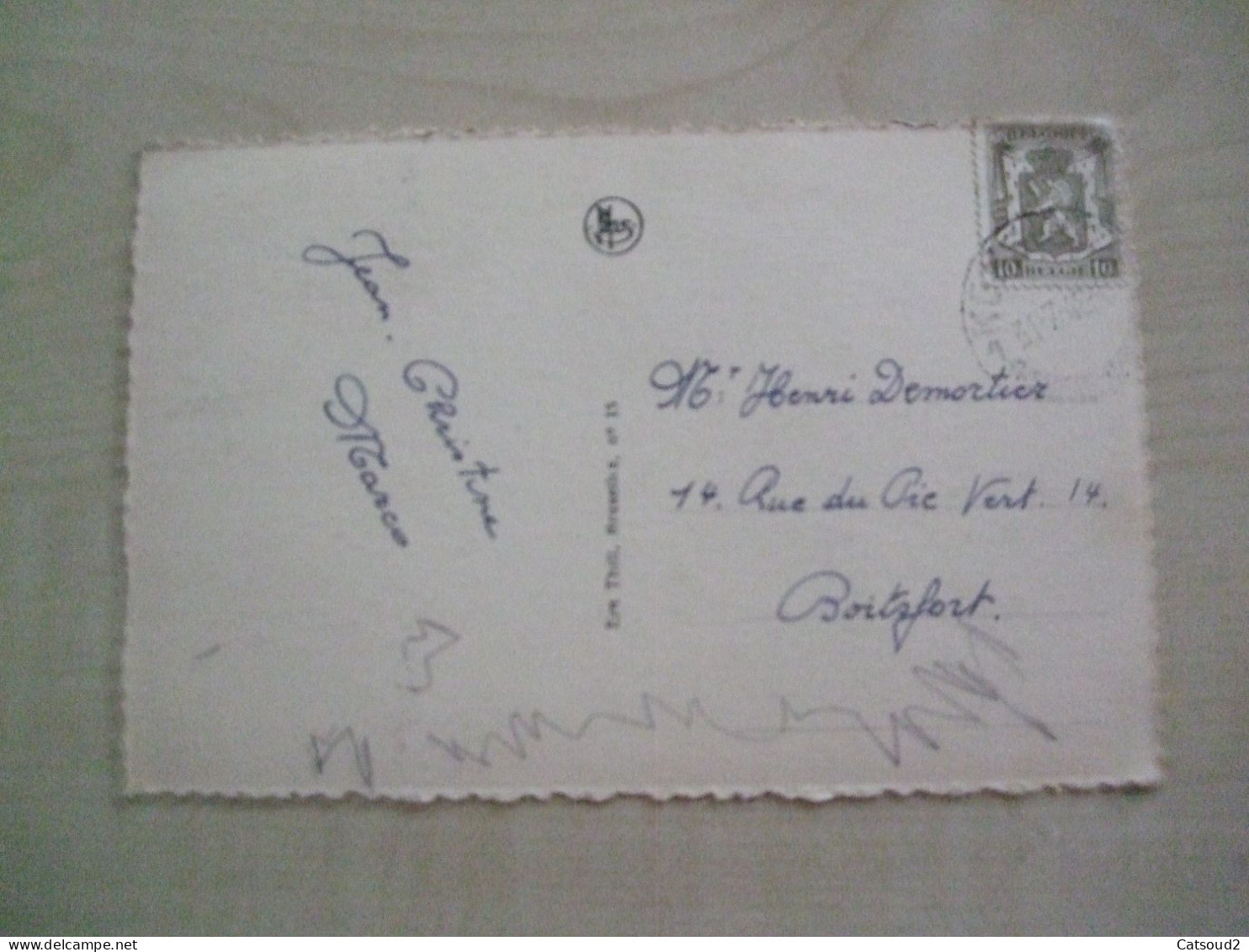 Carte Postale Ancienne 1948 COXYDE BAINS Pension Musuri - Koksijde