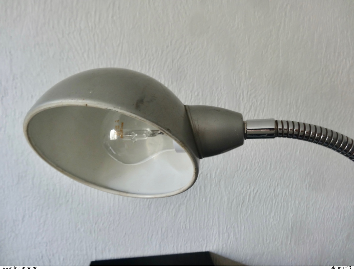 Ancienne Lampe D Atelier Ou De Bureau - Lantaarns & Kroonluchters