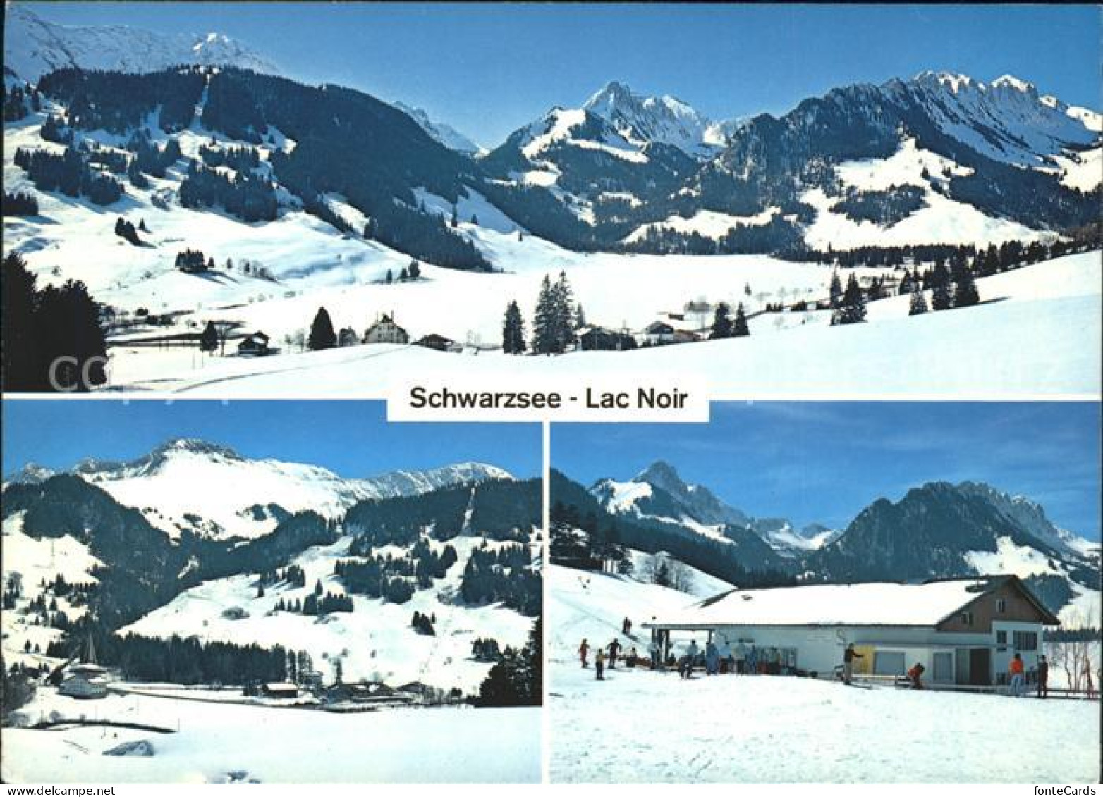 11875157 Lac Noir Schwarzsee FR Panorama Hotel Restaurant Gypsera Fribourg - Andere & Zonder Classificatie