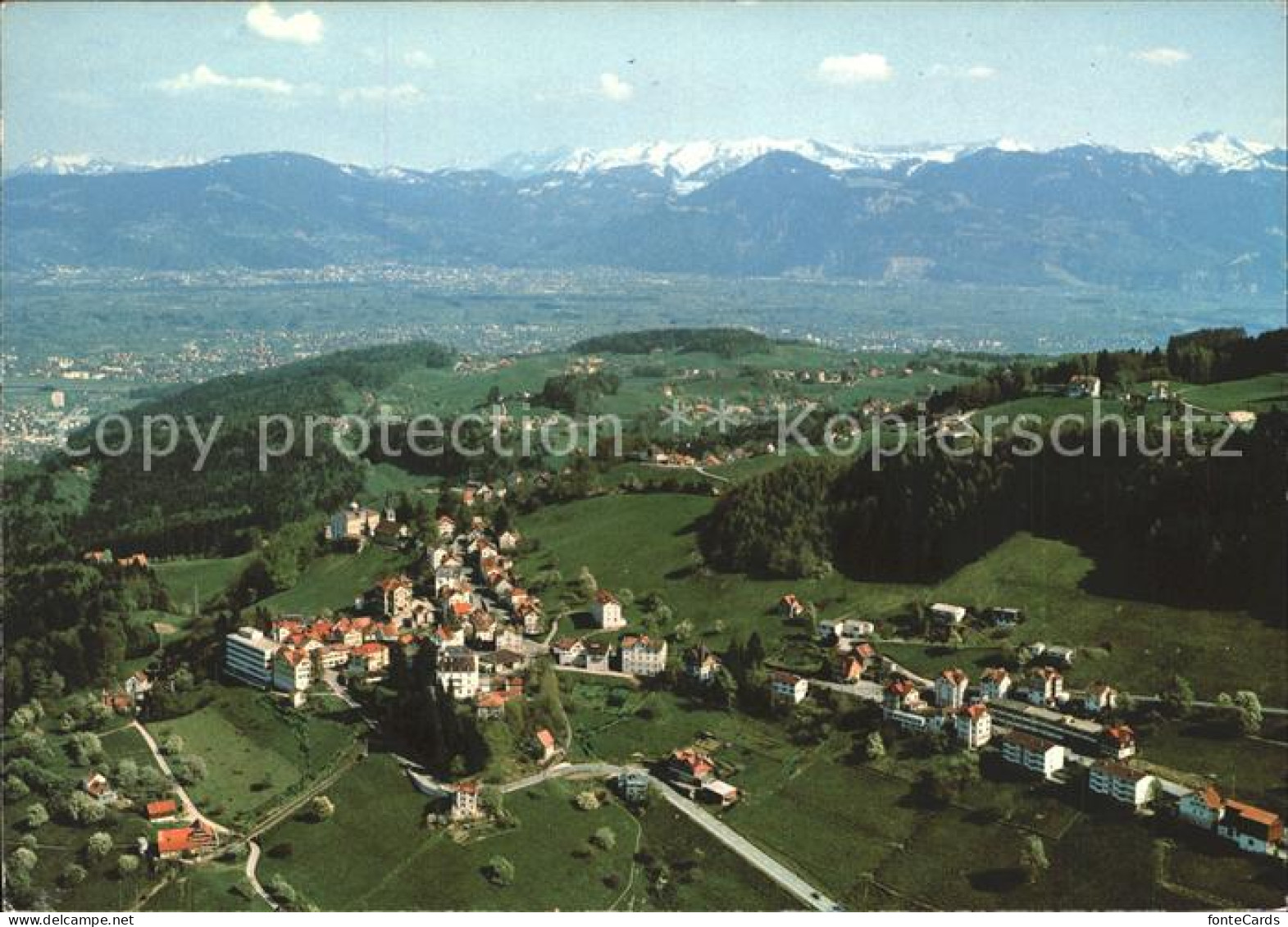 11875147 Walzenhausen AR Mit Rheintal Fliegeraufnahme Walzenhausen - Autres & Non Classés