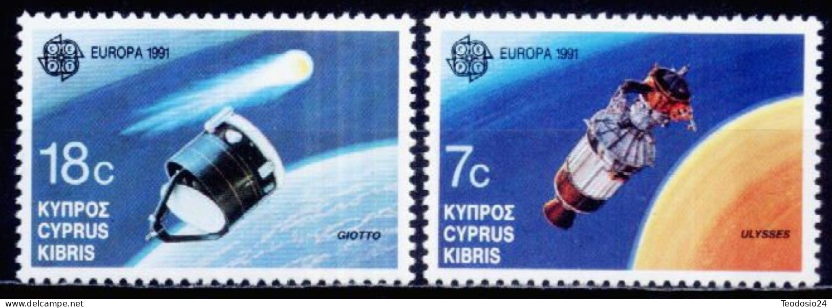 Chypre  1991 Y&T 770 à 771 - Mi 771 à 772  - EUROPA ** - Ungebraucht