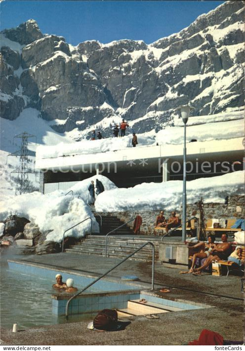 11875097 Leukerbad Gehbad Im Winter Leukerbad - Autres & Non Classés