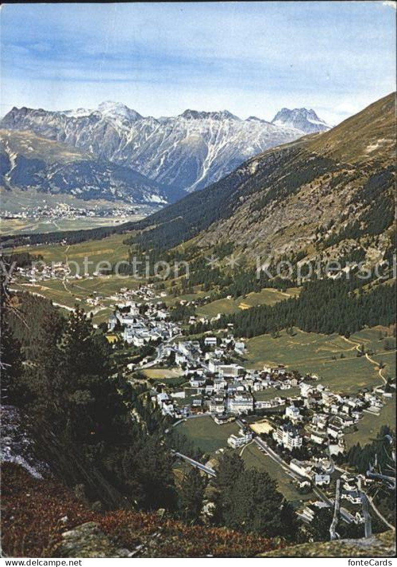 11875007 Pontresina Mit Samedan Panorama Pontresina - Sonstige & Ohne Zuordnung