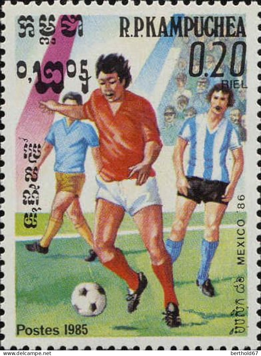 Cambodge Poste N** Yv: 522/528 Coupe Du Monde De Football Mexico 88 - Kampuchea