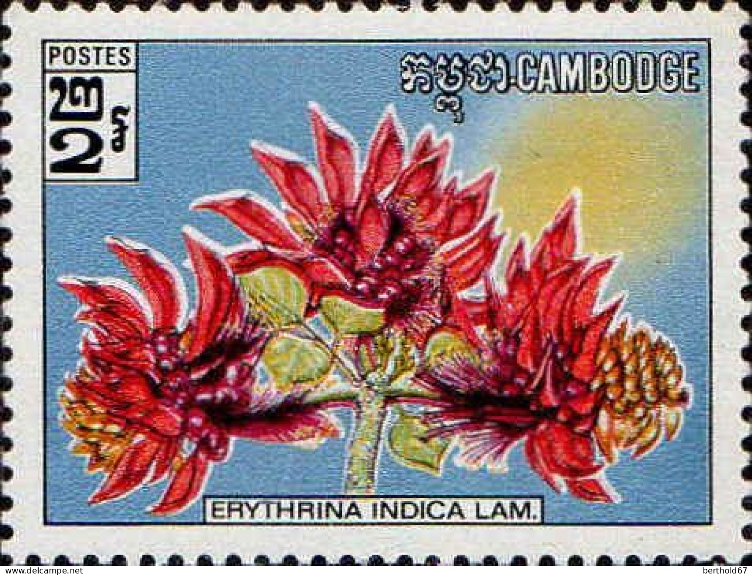 Cambodge Poste N** Yv: 264 Mi:302 Erythtina Indica Lam. - Kambodscha