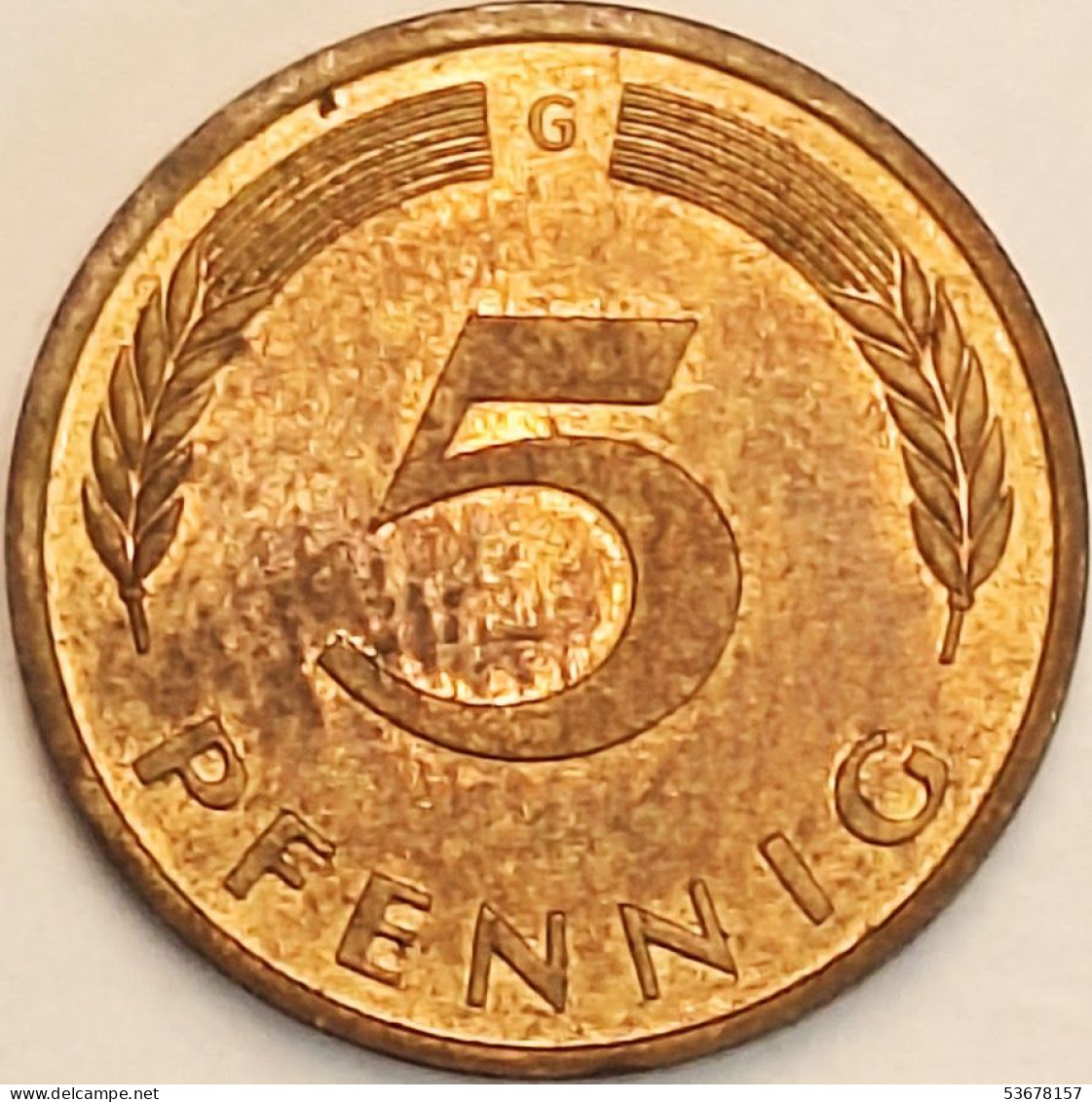 Germany Federal Republic - 5 Pfennig 1985 G, KM# 107 (#4606) - 5 Pfennig