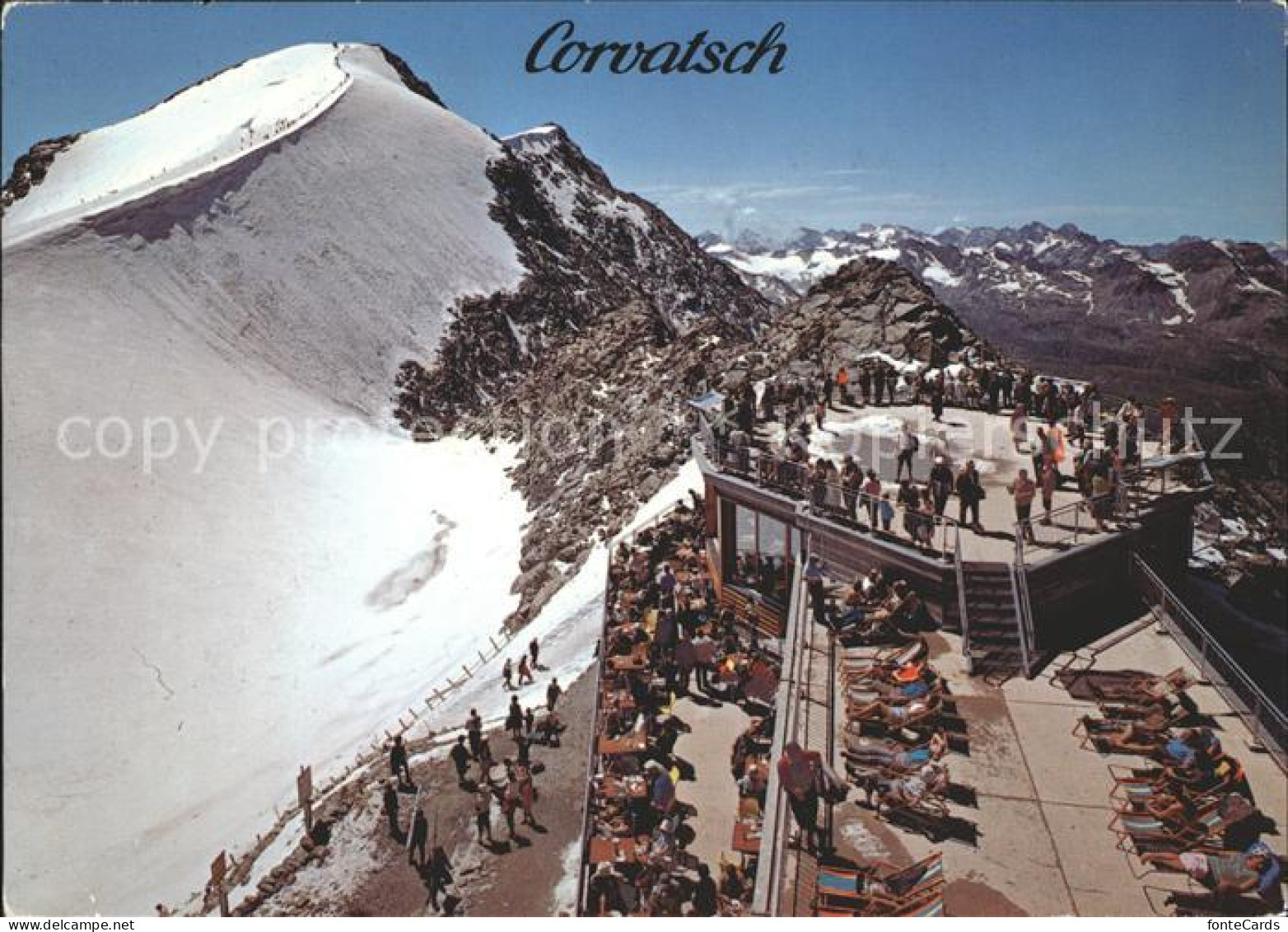 11871767 Piz Corvatsch Endstation Corvatsch-Luftseilbahn  Piz Corvatsch - Sonstige & Ohne Zuordnung