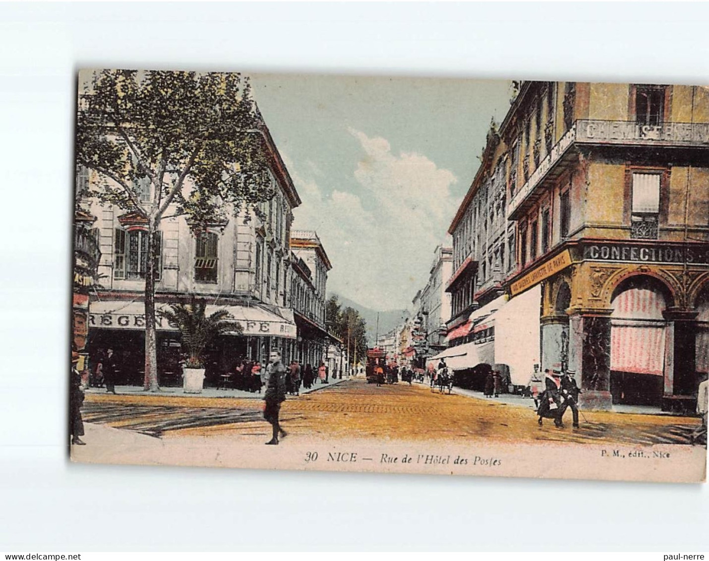 NICE : Rue De L'Hôtel Des Postes - état - Sonstige & Ohne Zuordnung