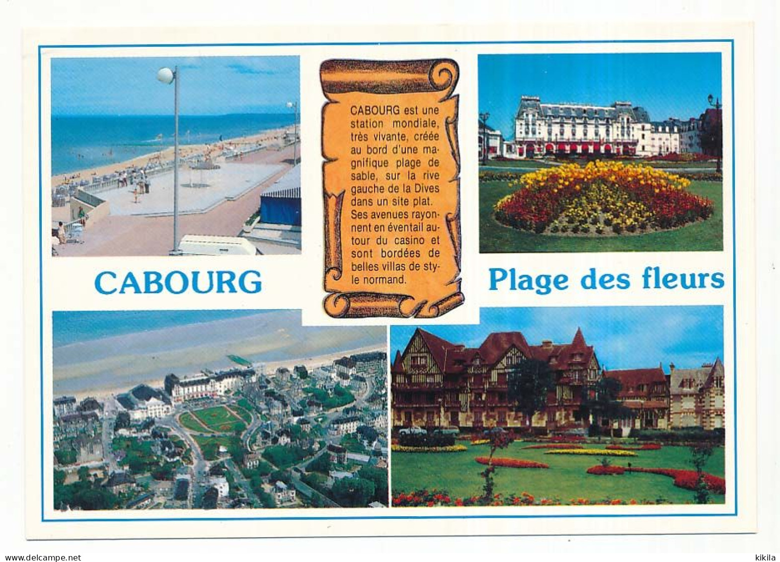 CPSM / CPM 10.5 X 15  Calvados CABOURG Plage Des Fleurs La Côte Fleurie - Cabourg