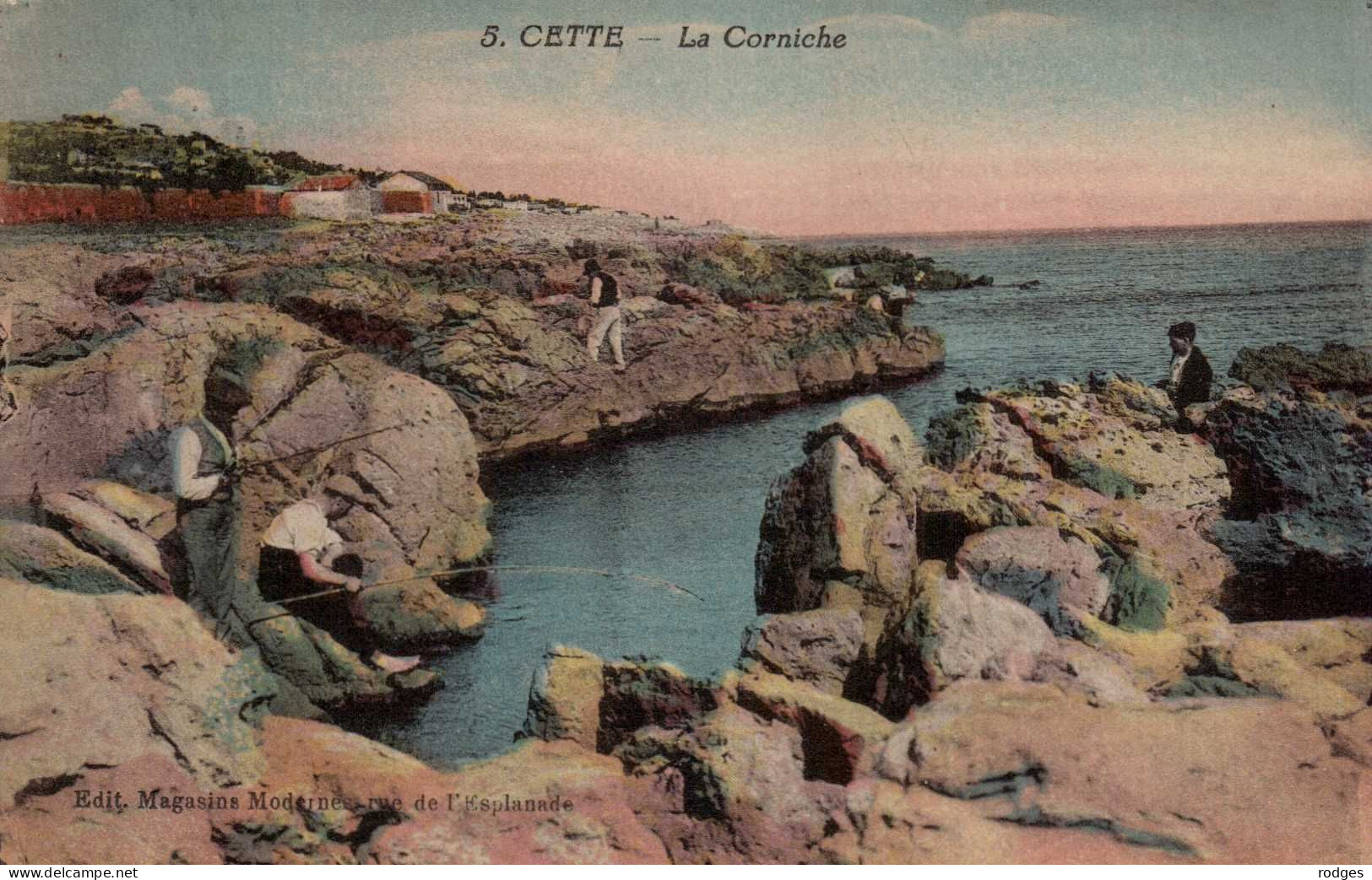 34 , Cpa  CETTE , 5 , La Corniche  (15111.V.24) - Sete (Cette)