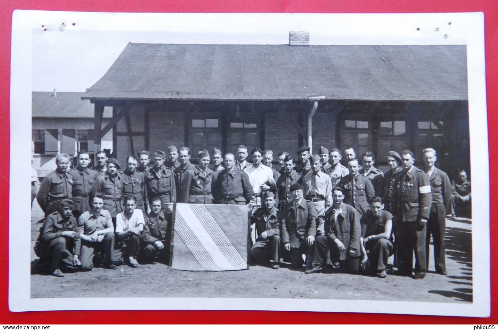 Carte Photo Stalag III A Pour 51 Groupement De La Marne - Luckenwalde