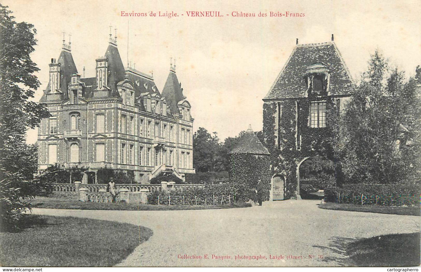 L'Aigle Environs Verneuil Chateau Des Bois-Francs - L'Aigle