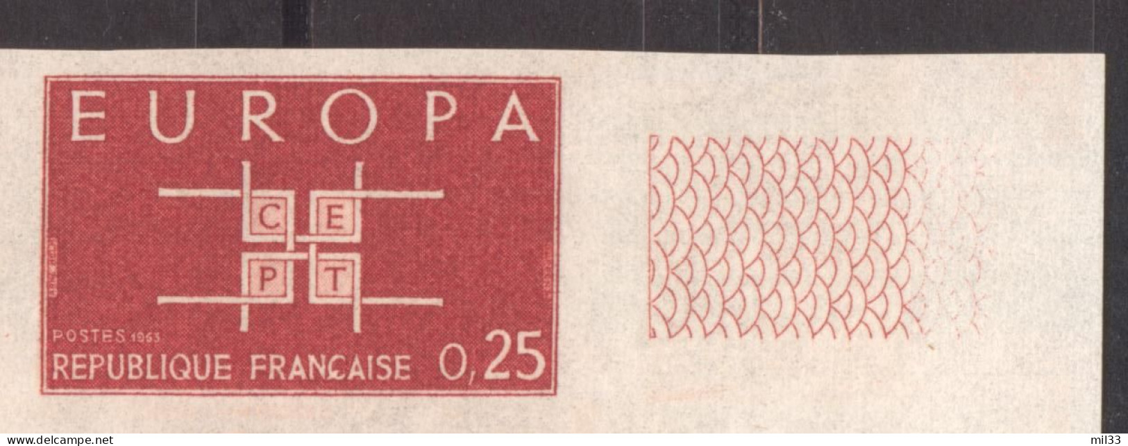 0,25 F Europa YT 1396 De 1963 Sans Trace Charnière - Ohne Zuordnung