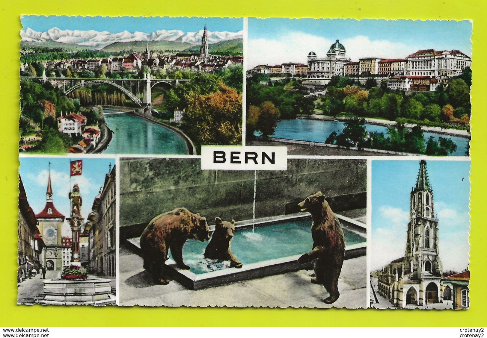 Bern BERNE N°192 Photoglob Wehrli A.G Zürich Ours VOIR DOS - Bern