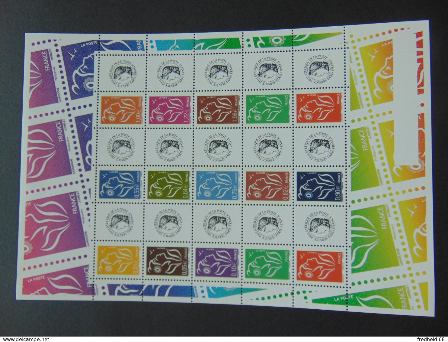 Très Beau Bloc N°. F3925A** - Feuillet De 15 Timbres Au Type Marianne De Lamouche - Otros & Sin Clasificación