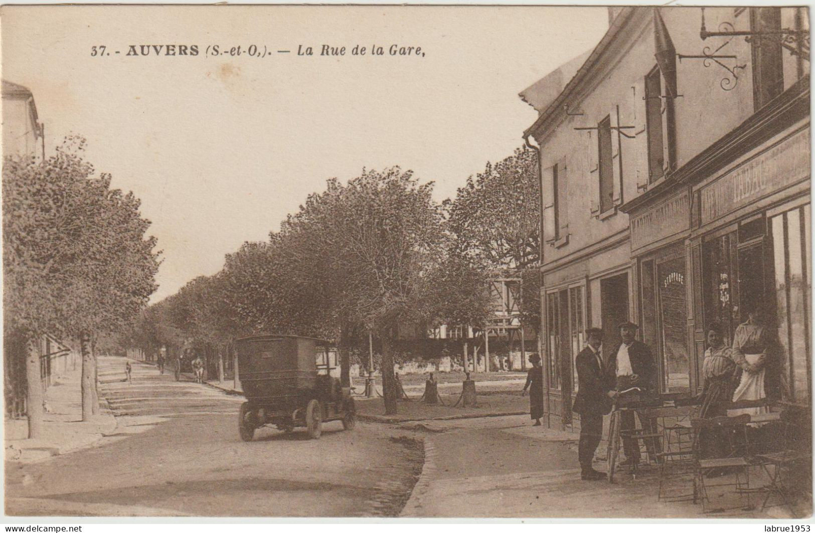 Auvers - La Rue De La Gare   - ( G.2738) - Auvers Sur Oise
