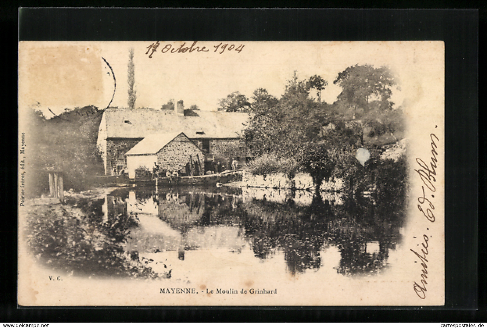 CPA Mayenne, Le Moulin De Grinhard  - Mayenne