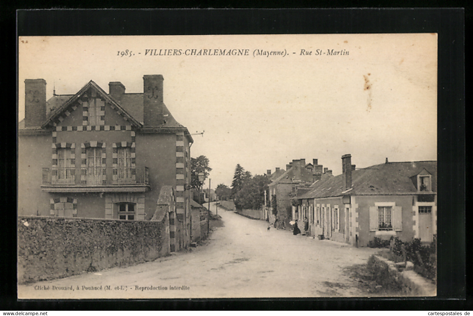 CPA Villiers-Charlemagne, Rue St-Martin  - Other & Unclassified