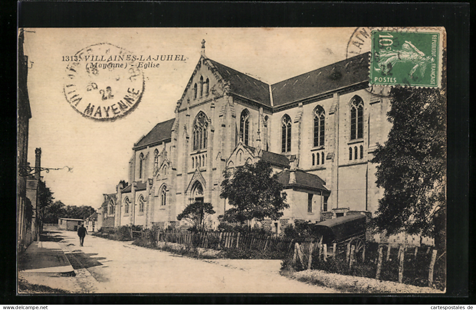 CPA Villaines-la-Juhel, Eglise  - Villaines La Juhel