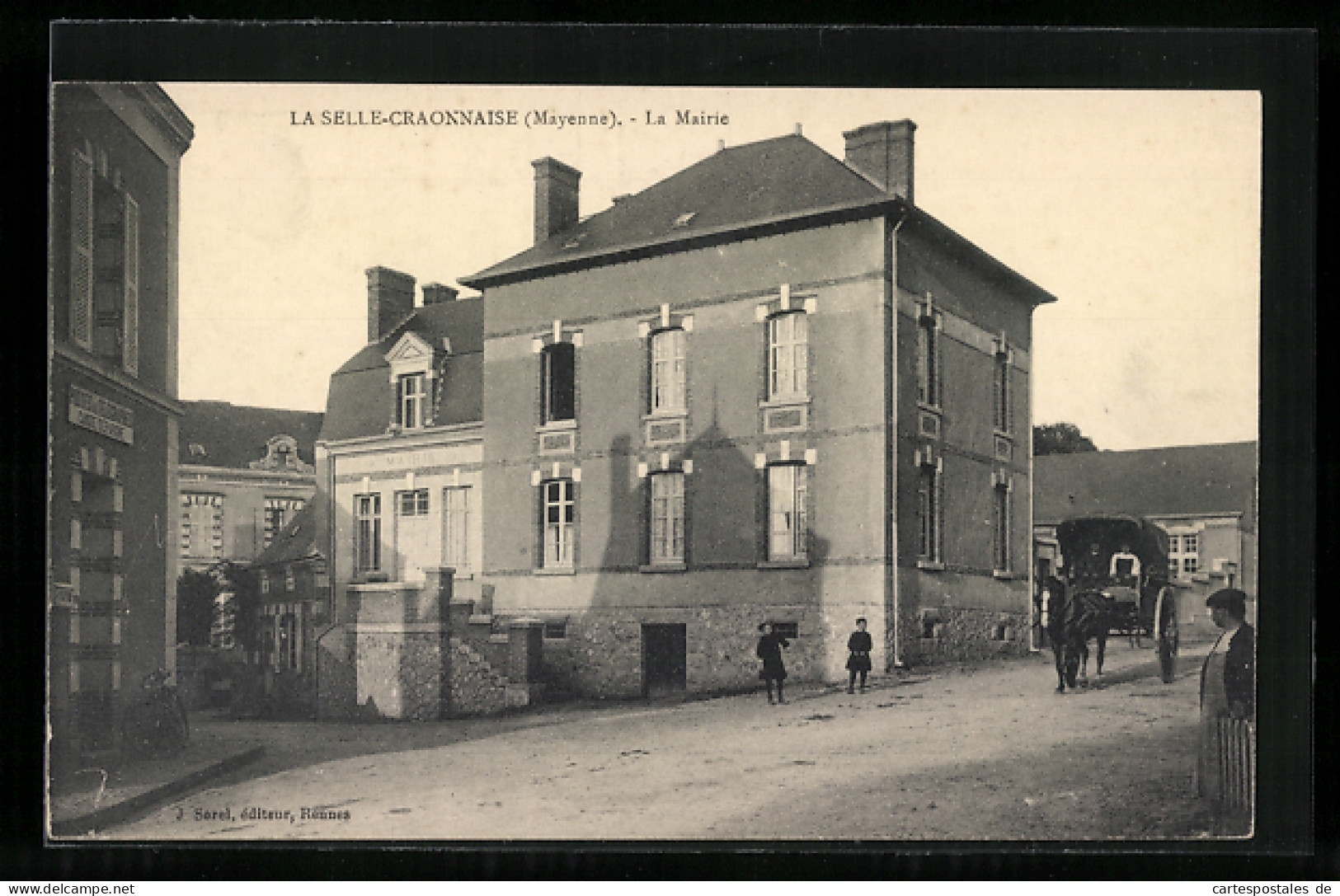 CPA La Selle-Craonnaise, La Mairie  - Craon