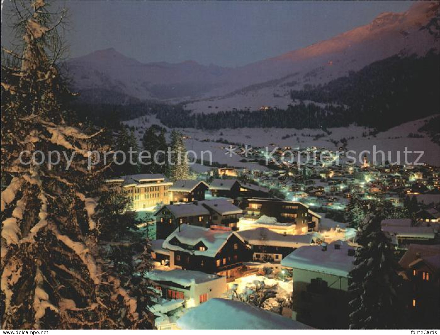 11870617 Flims Dorf Bei Nacht Winteridyll Flims Dorf - Sonstige & Ohne Zuordnung