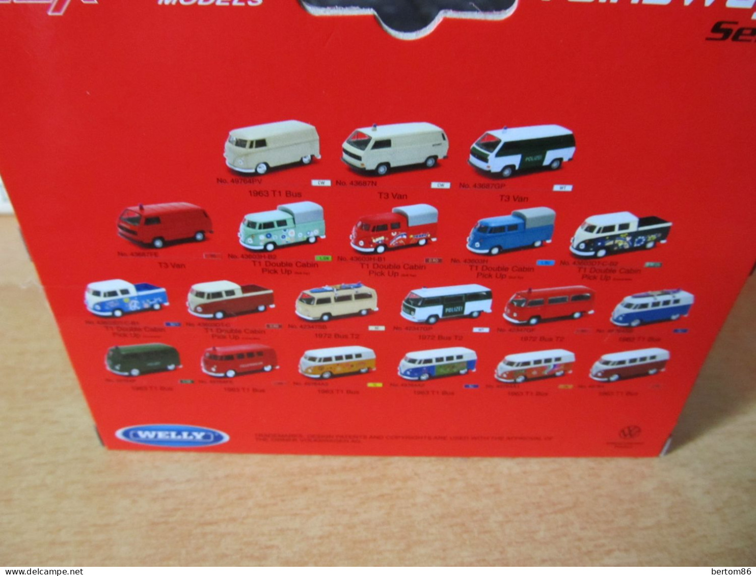 WELLY NEX  VOLKSWAGEN 1963 T1 BUS BICOLOR - ETAT NEUF SOUS BLISTER. - Altri & Non Classificati