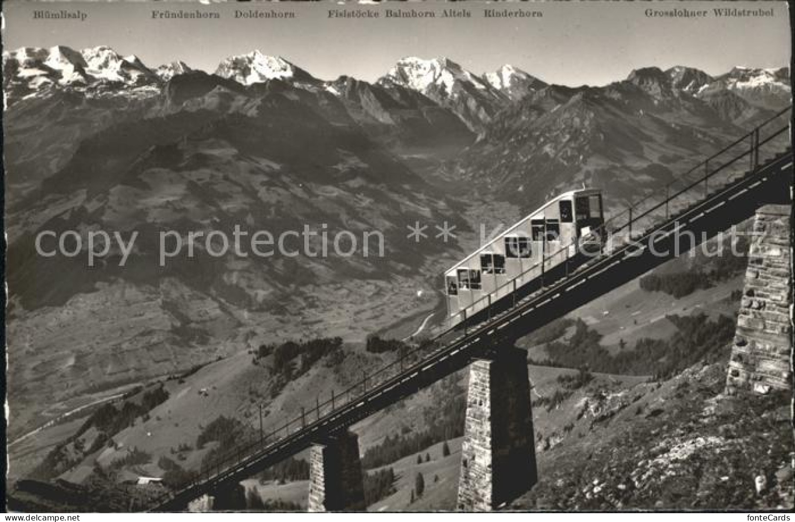 11867757 Muelenen Niesenbahn Mit Dem Kandertal Alpenpanorama Muelenen - Sonstige & Ohne Zuordnung