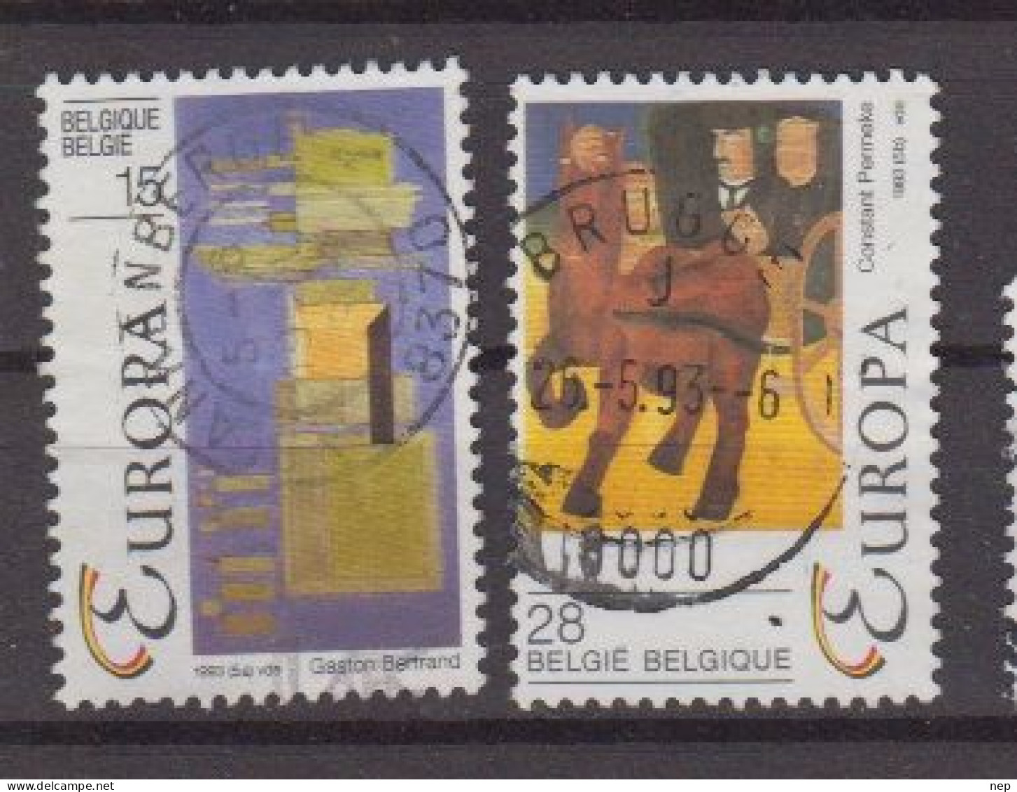 BELGIË - OPB - 1993 - Nr 2501/02 - Gest/Obl/Us - Gebraucht