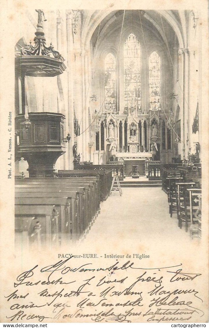 Eglise De PACY-sur-EURE 1902 - Pacy-sur-Eure