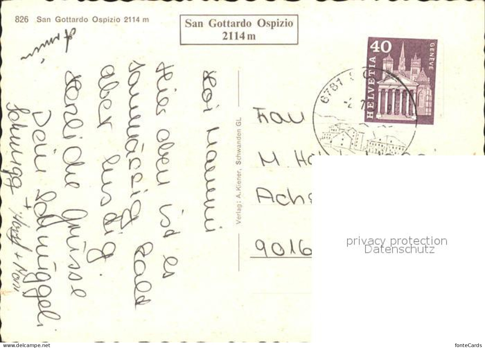 11867367 San Gottardo Hospiz See San Gottardo - Other & Unclassified