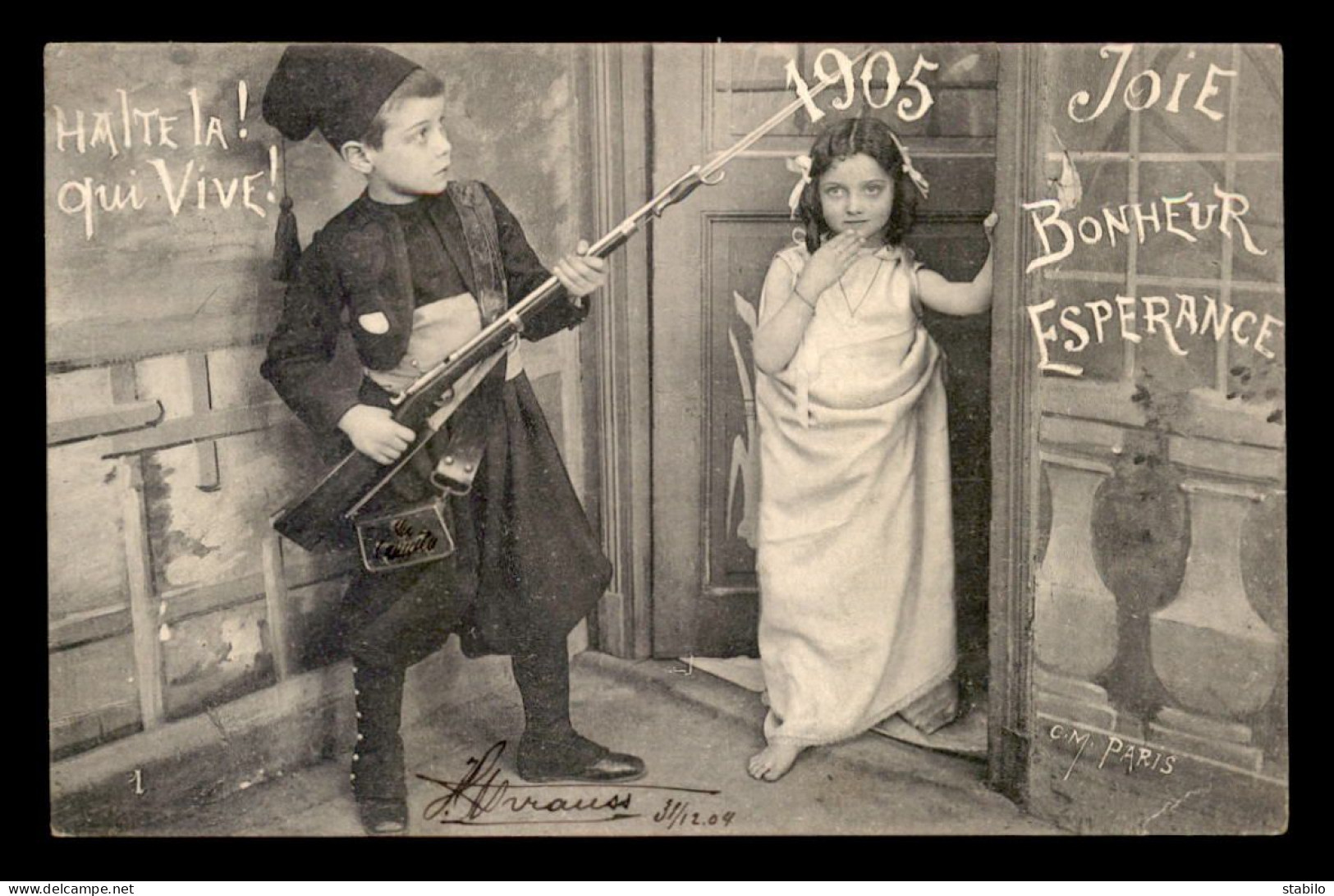 FANTAISIES - ANNEE 1905 - ENFANTS - New Year