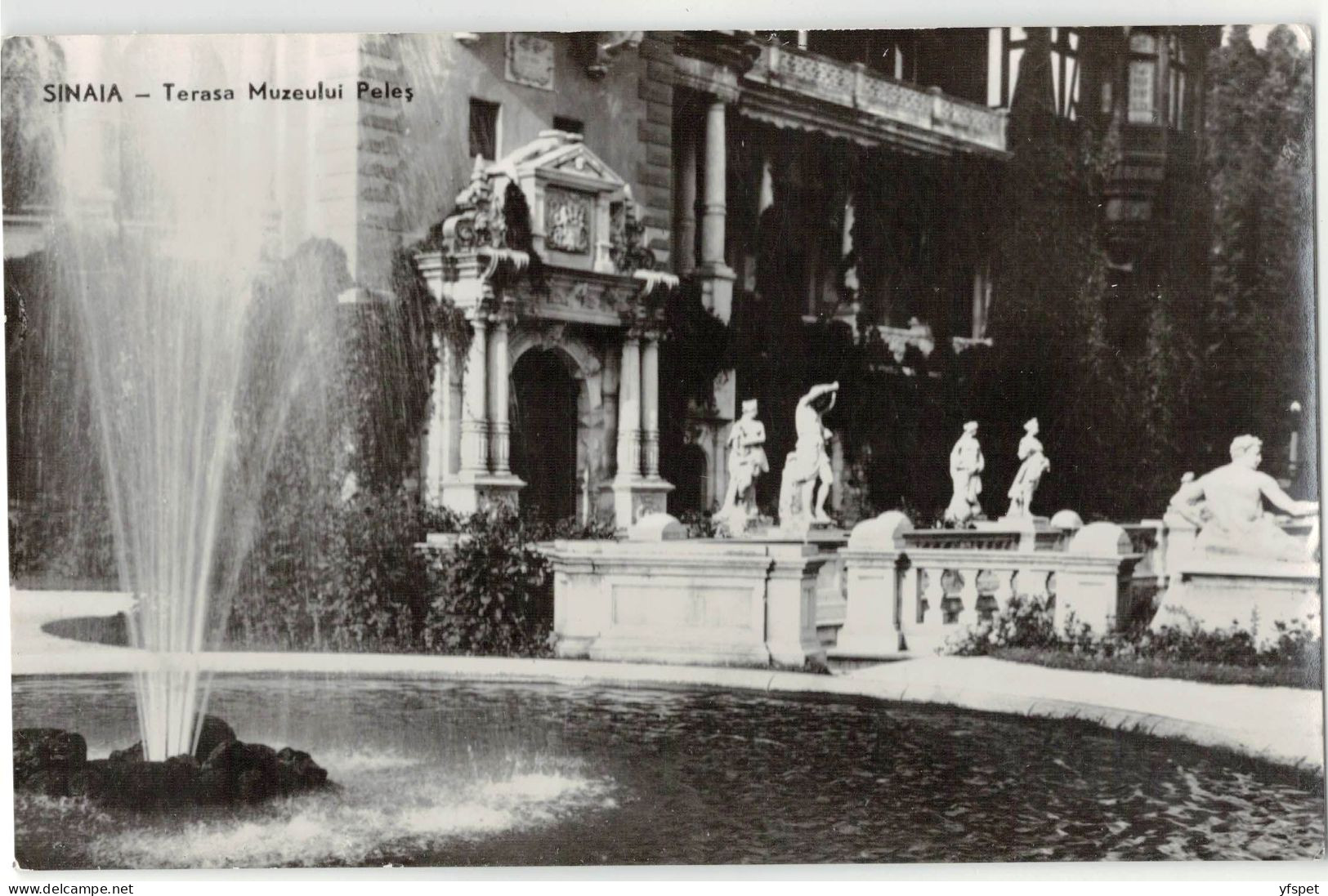 Sinaia - Terrace Of The Peleș Museum - Romania