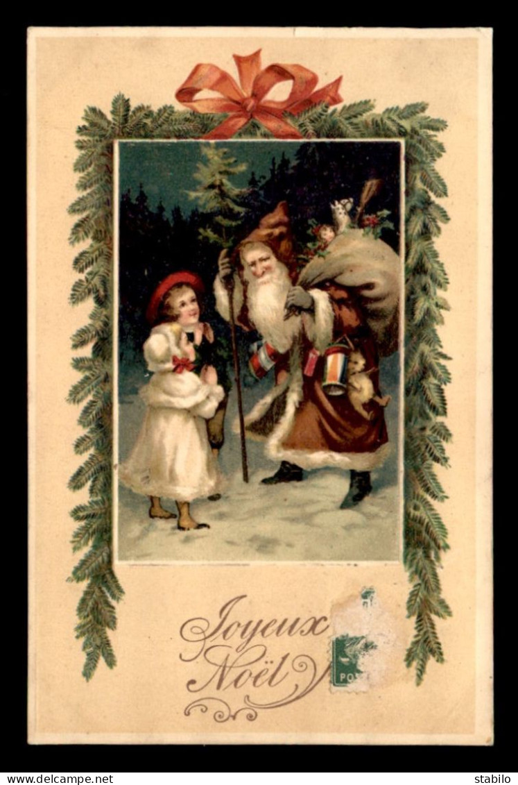 FANTAISIES - PERE NOEL  - CARTE GAUFREE - Sonstige & Ohne Zuordnung