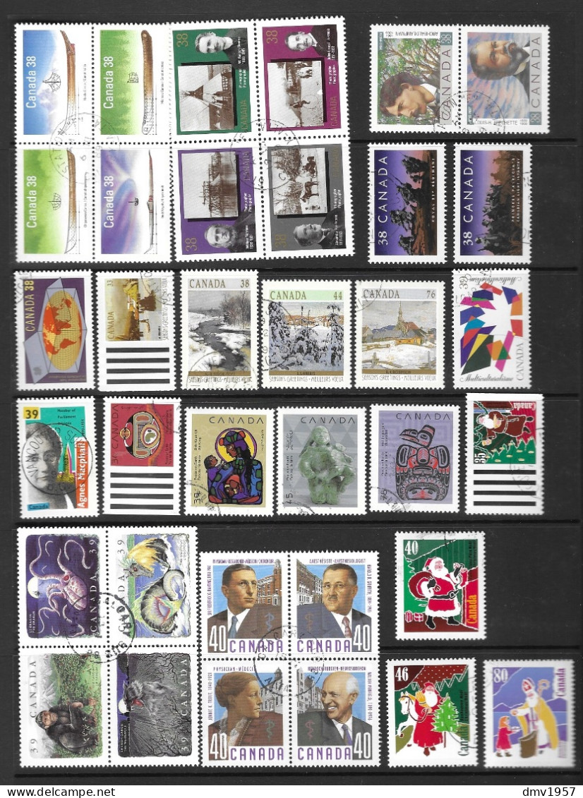 Canada 1989 -92 CTO Selection Cat £42+ - Oblitérés