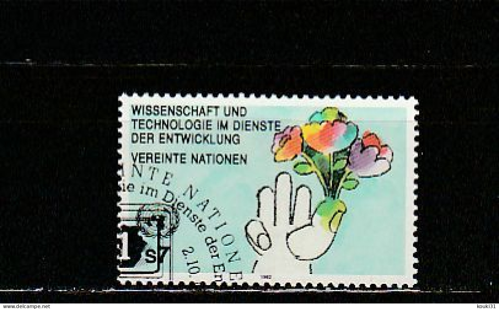 Nations Unies (Vienne) YT 148 Obl : Science Et Technique , Pouce  - 1992 - Used Stamps