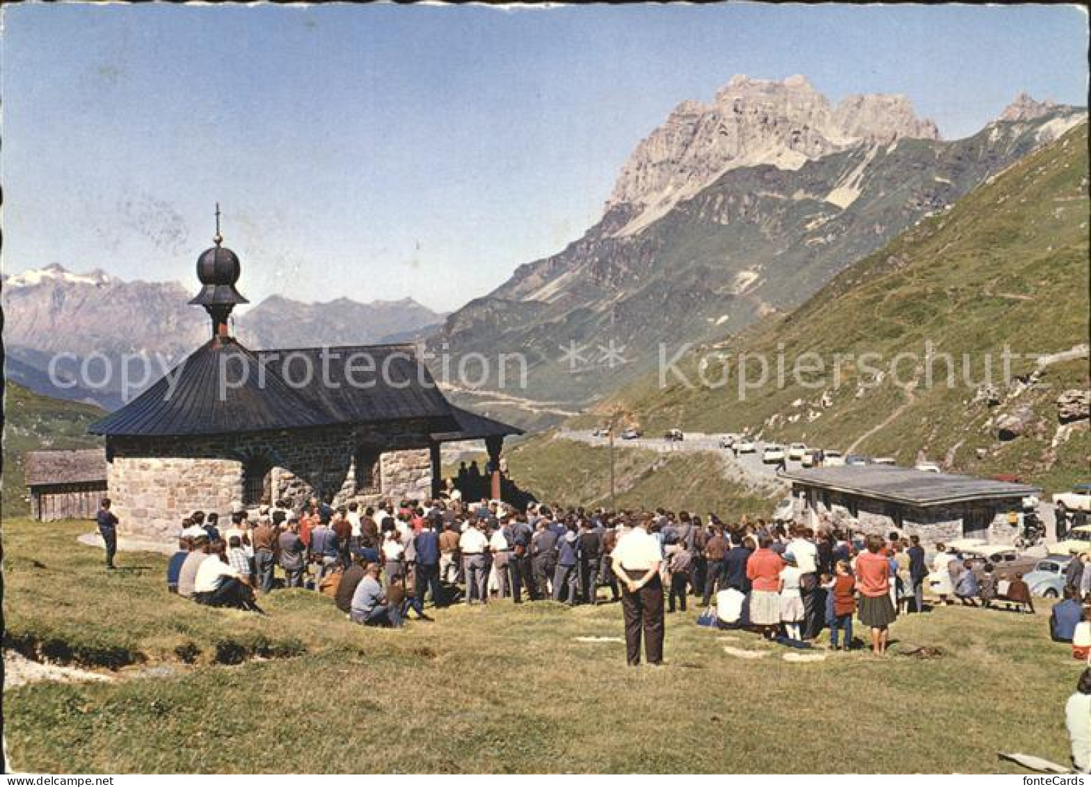 11867127 Klausenpass Passhoehe Kapelle Klausenpass - Sonstige & Ohne Zuordnung